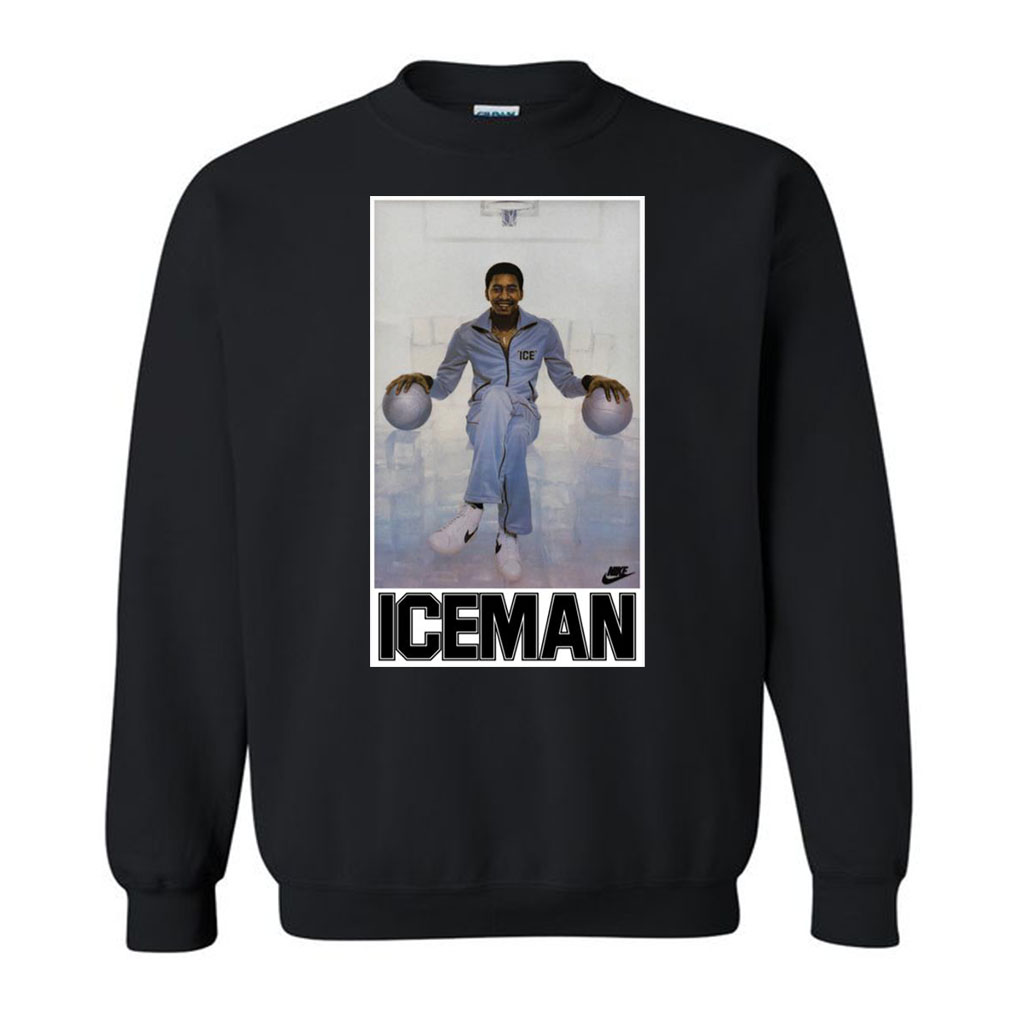 1982 George Gervin Iceman Poster Shirt Jeff Pearlman Sweatshirt