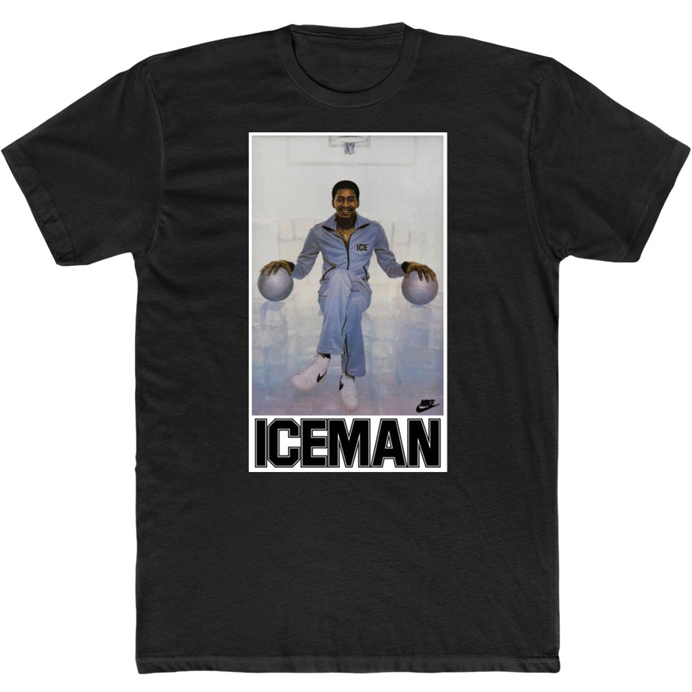 1982 George Gervin Iceman Poster Jeff Pearlman T-Shirt