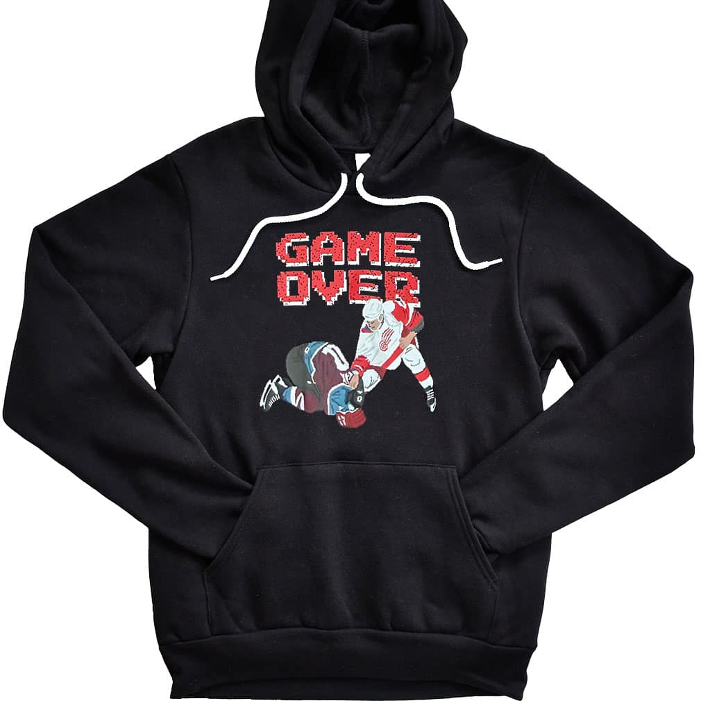 Darren Mccarty Beating Up Claude Lemieux Game Over Hoodie
