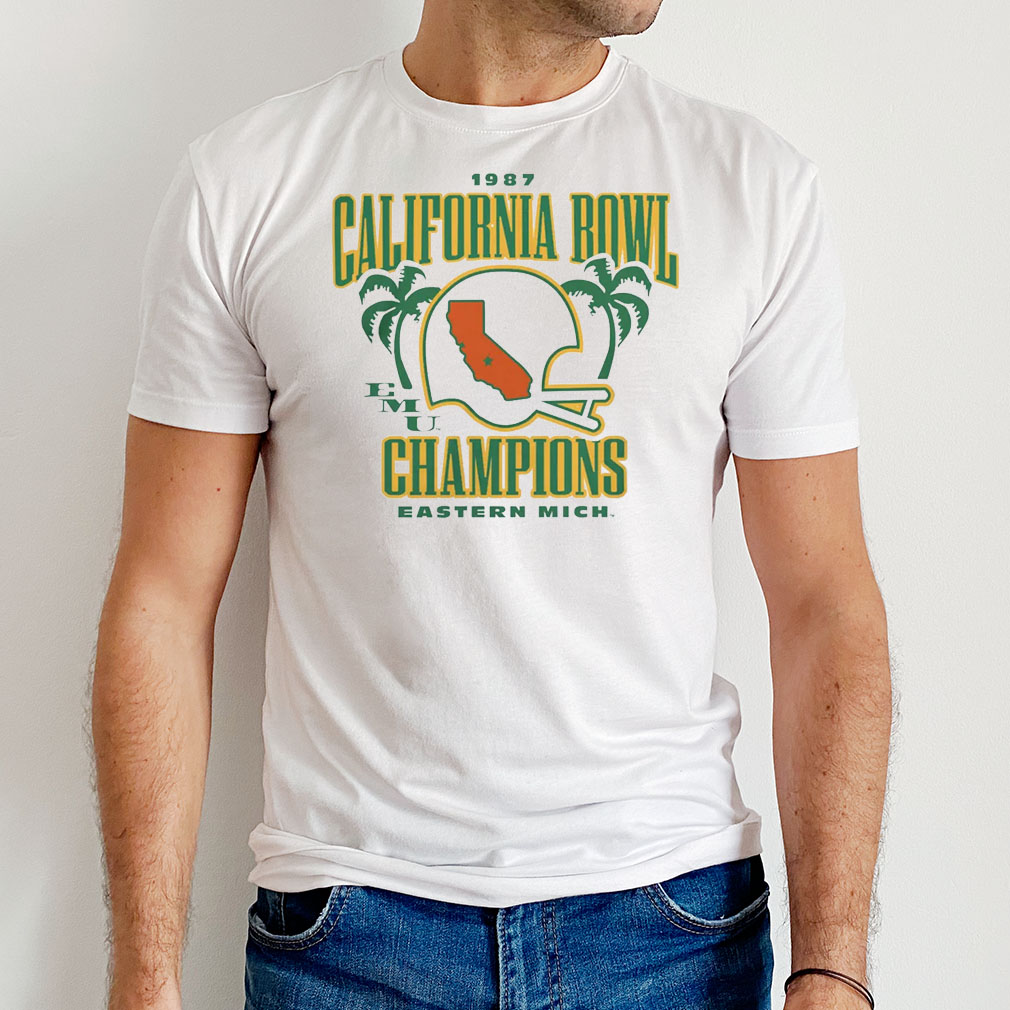 Eastern Michigan 1987 California Bowl Champions T-Shirt