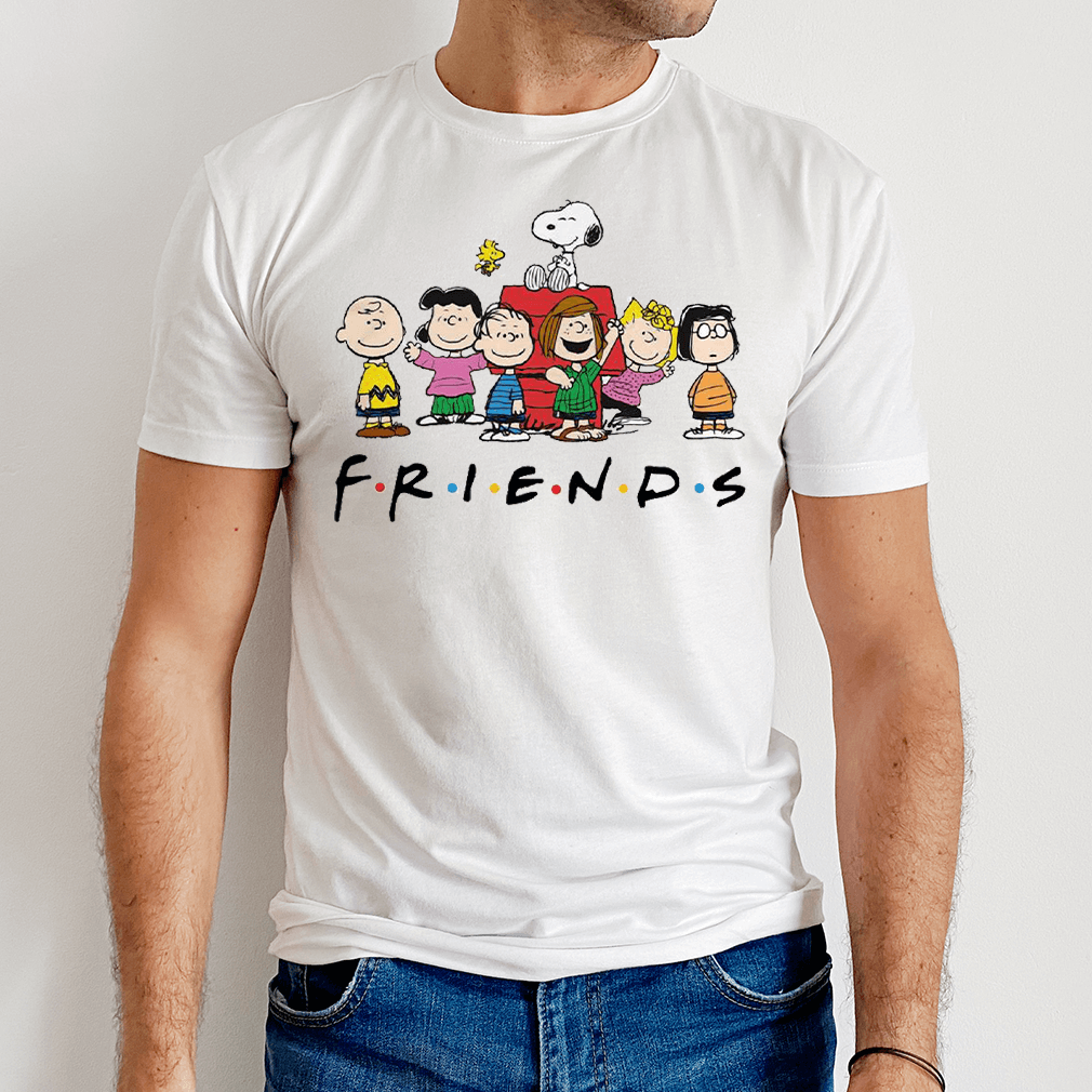 Friends Peanut Snoopy Charlie Brown T-Shirt