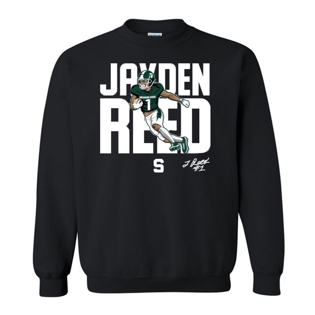Jayden Reed S The Players Trunk Michigan State Sweatshirt