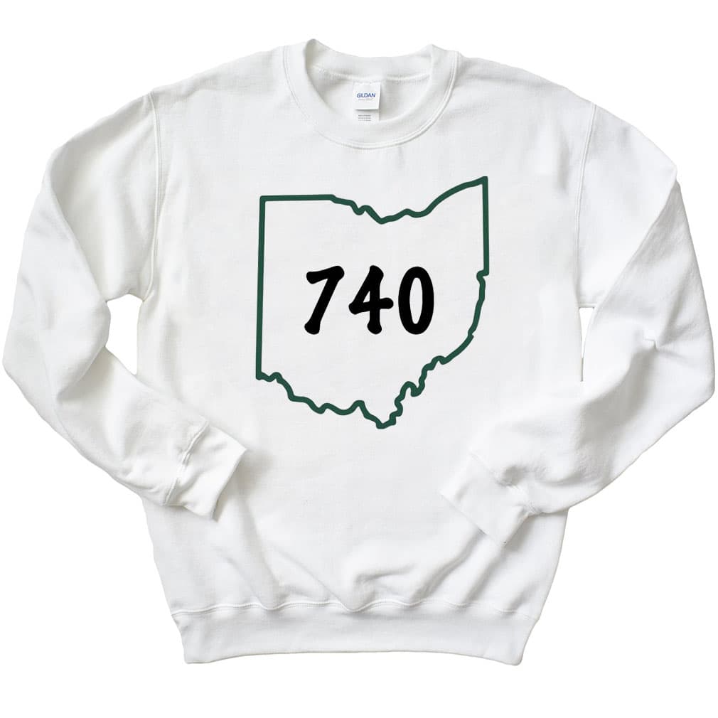 Joe burrow 740 Area Code Athens Ohio Sweatshirt