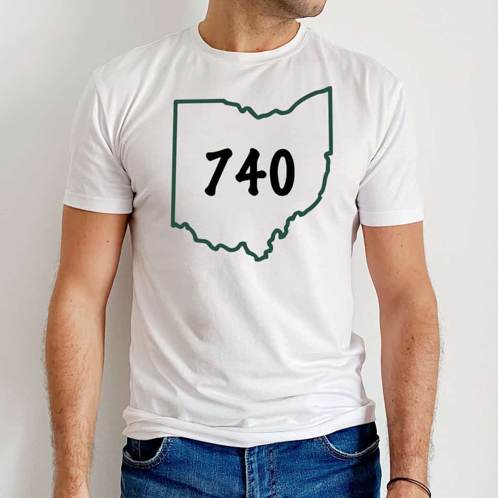 Joe burrow 740 Area Code Athens Ohio T-Shirt
