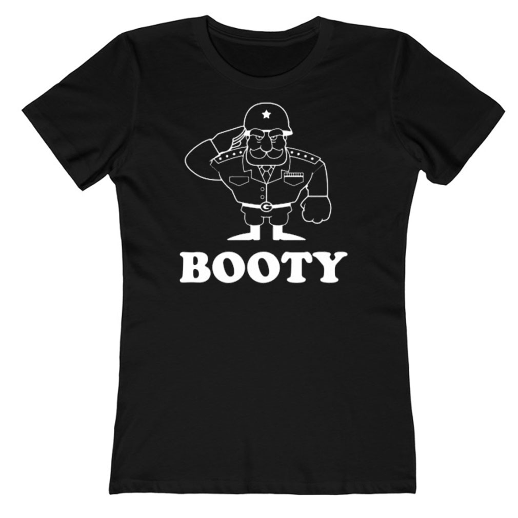 Mtjn Cartoon General Booty Ladies T-Shirt