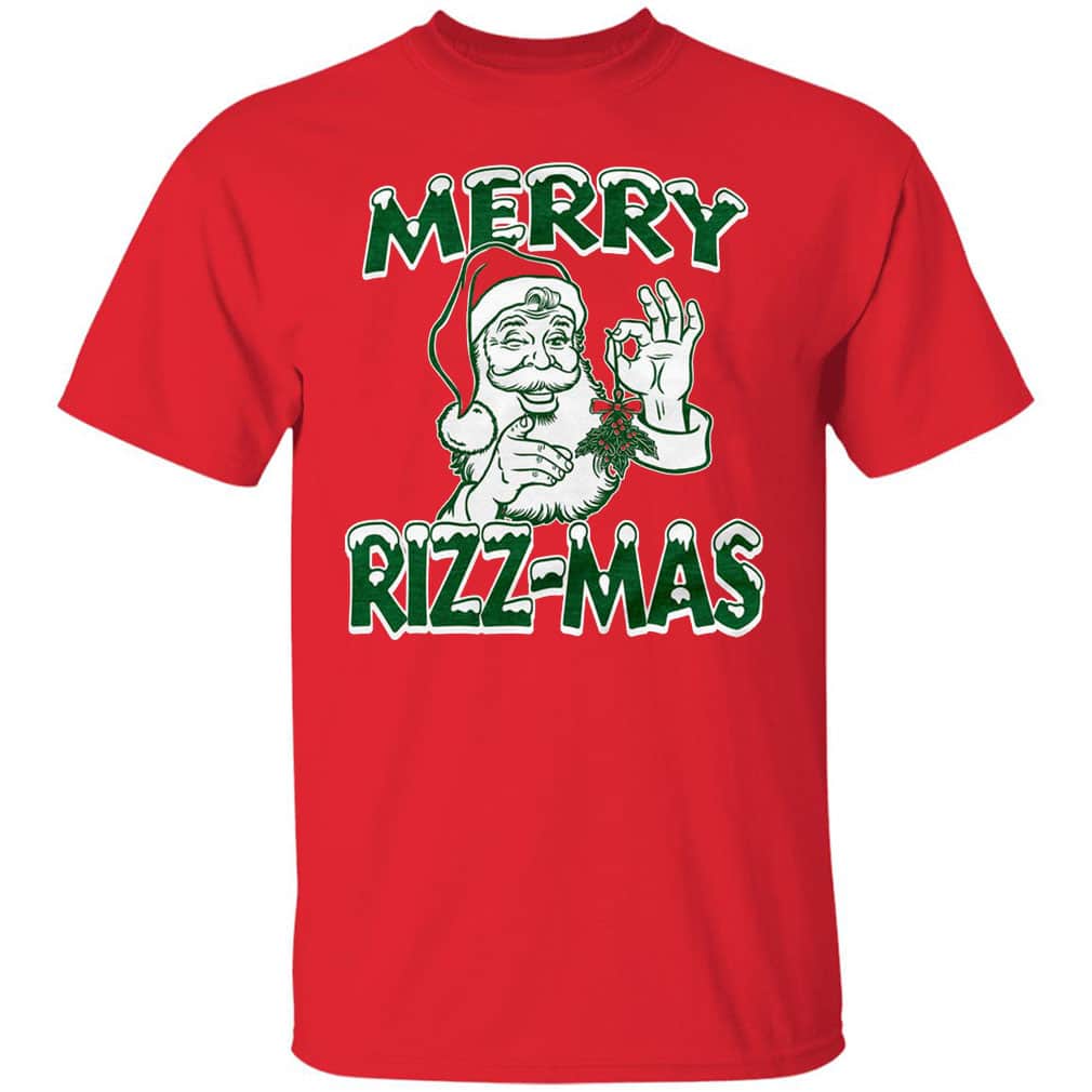 Santa Xmas Merry Rizz-Mas Sweatshirt