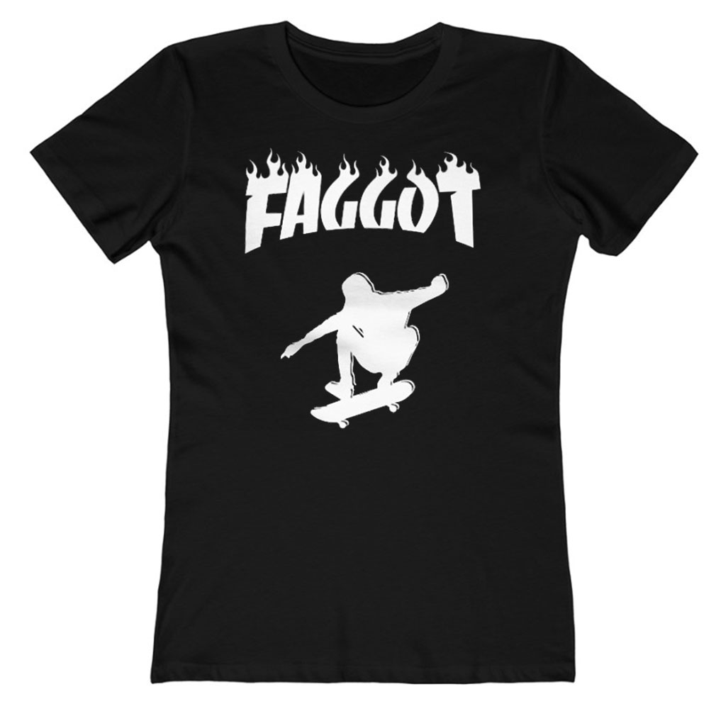 Shirtbimbo Faggot Ladies T-Shirt
