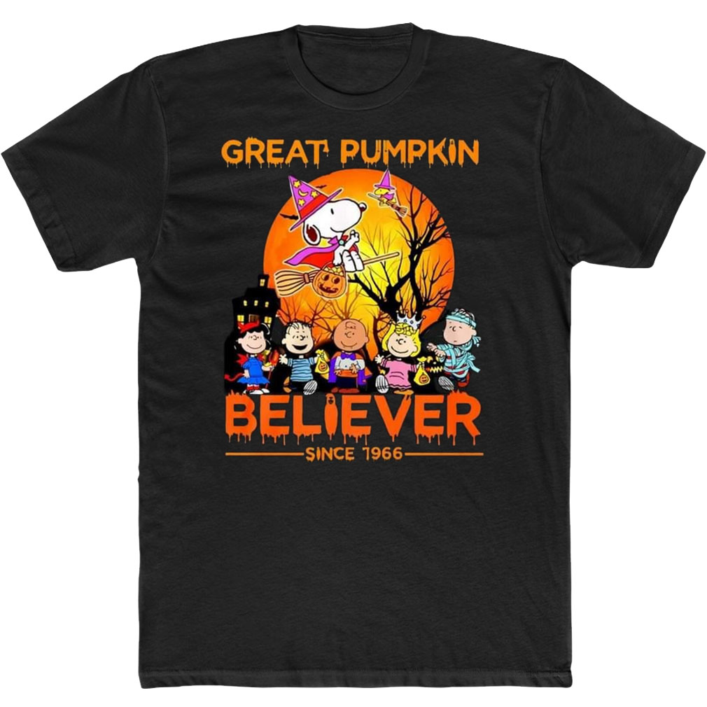 Snoopy Great Pumpkin Believer Since 1966 Snoopy Great Pumpkin Halloween Hoodie
