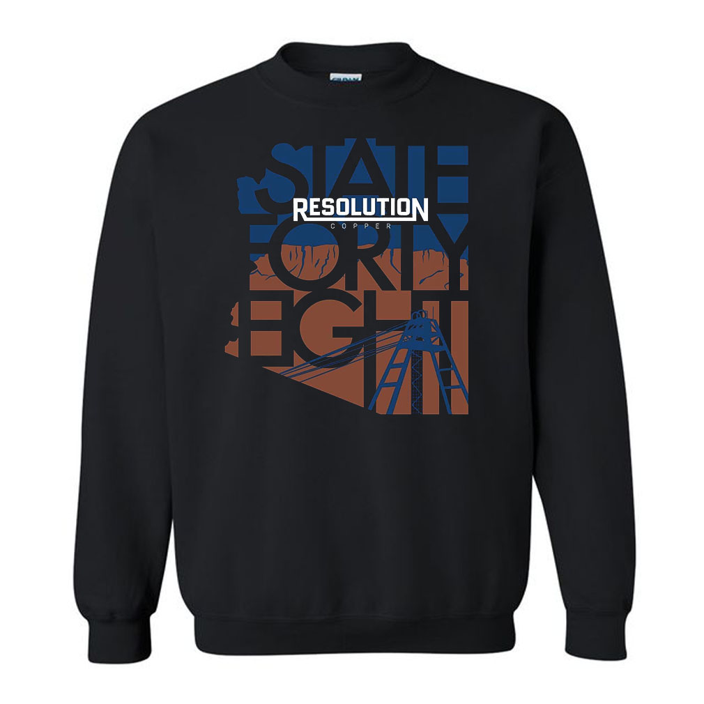 State Forty Eight Resolution Copper Sweatshirt