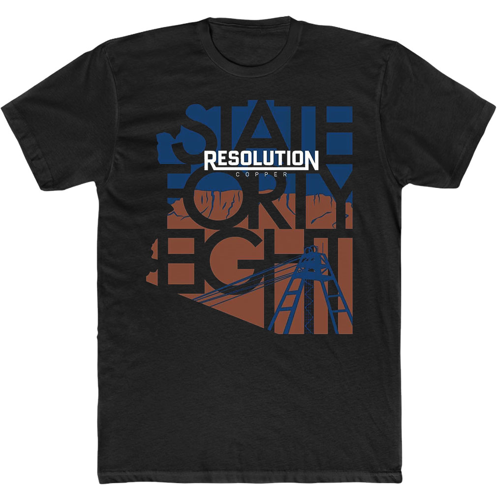 State Forty Eight Resolution Copper T-Shirt