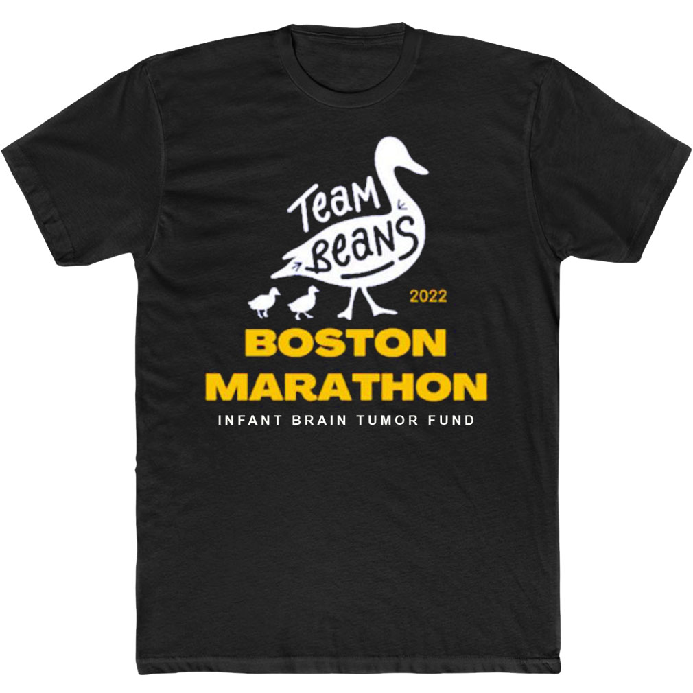 Team Beans 2022 Boston Marathon Infant Brain Tumor Fund T-Shirt