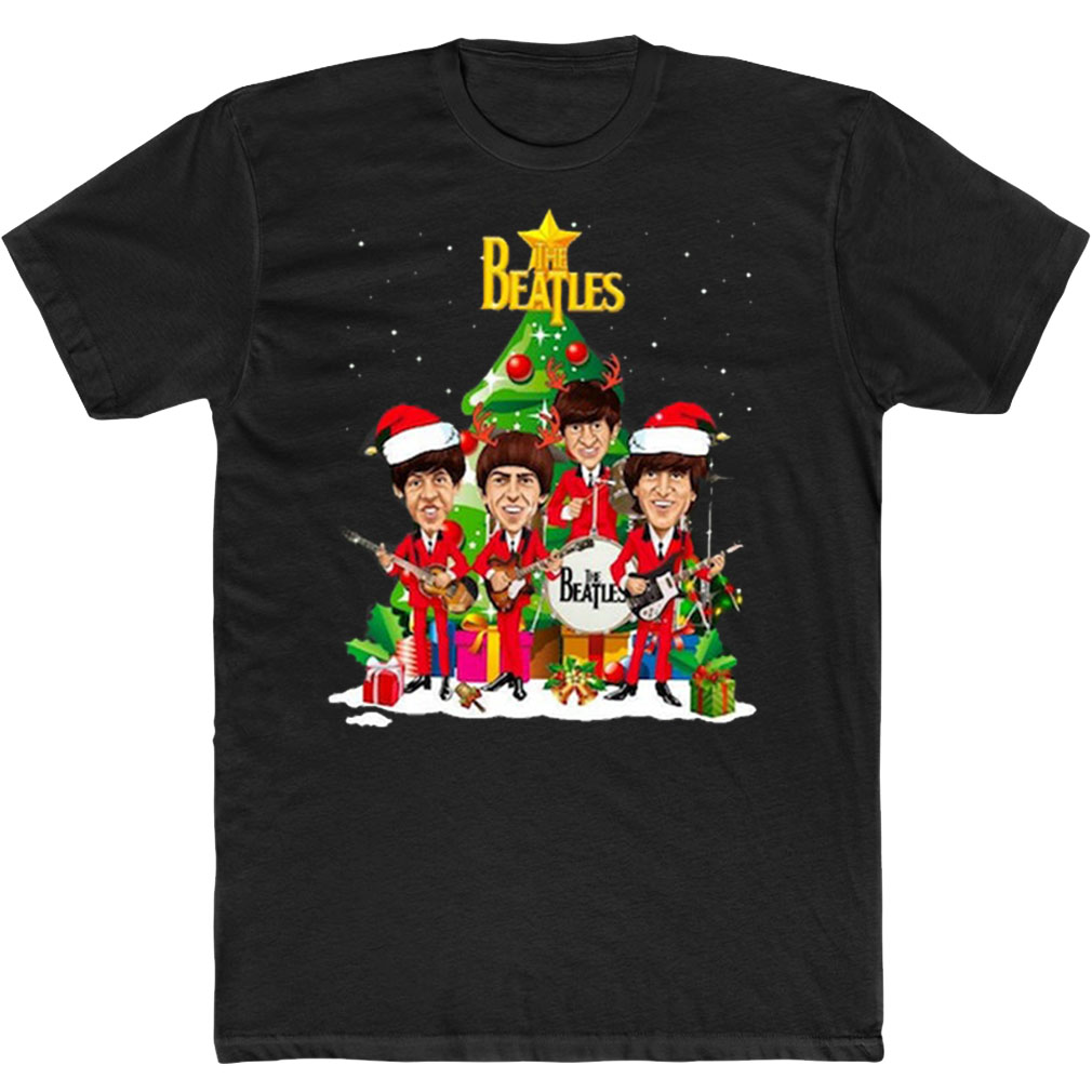 The Beatles Merry Christmas Beatles Band Funny Christmas T-Shirt