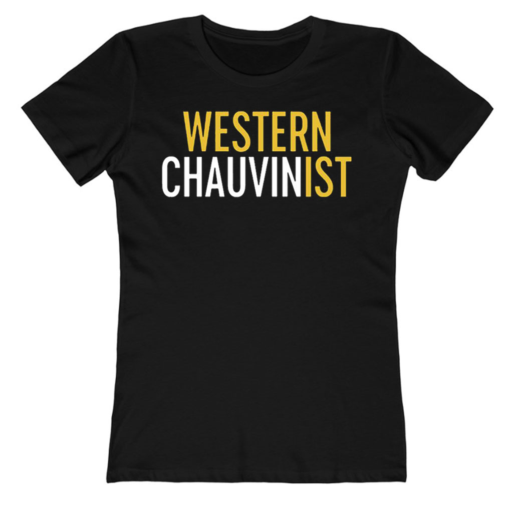 Tim Wise Western Chauvinist Ladies T-Shirt