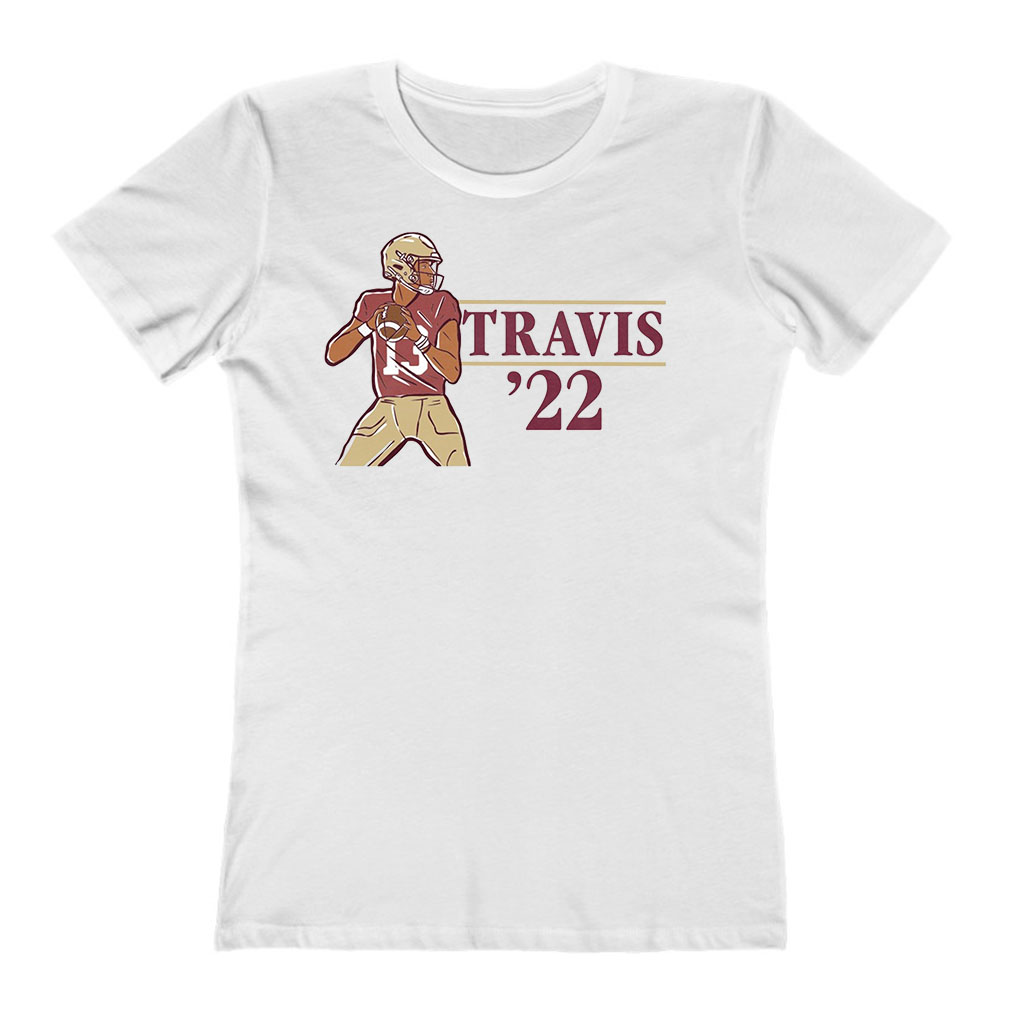 Travis 22 Jordan Travis Florida State Seminoles Ladies T-Shirt