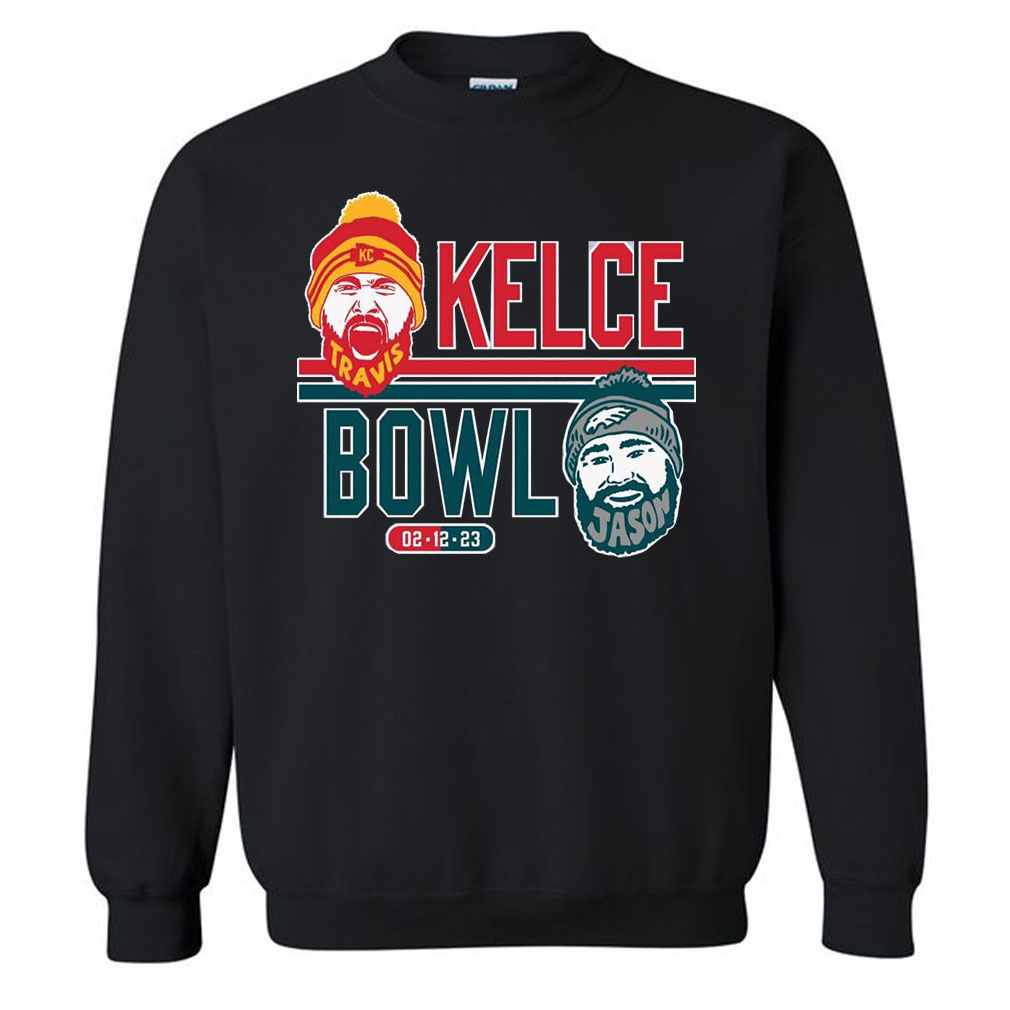 Travis Kelce And Jason Kelce Kelce Brothers In Kelce Bowl 02 12 23 Sweatshirt