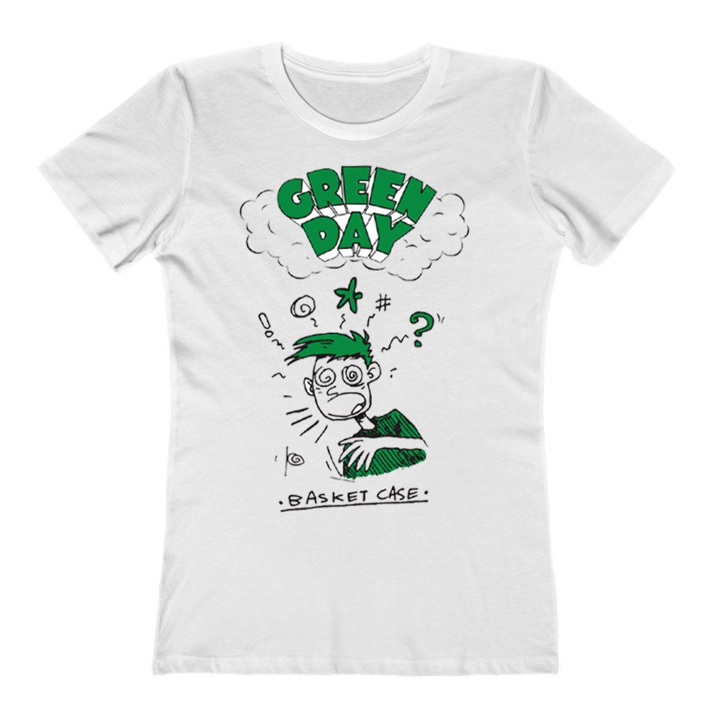 Wdjam Green Day Dookie Basket Case Ladies T-Shirt