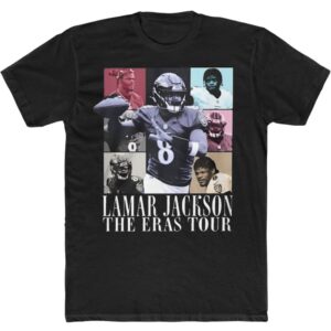 Lamar Jackson Eras Tour T Shirt