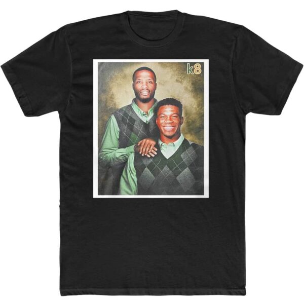 Damian Lillard and Giannis Antetokounmpo Step Brothers T-Shirt