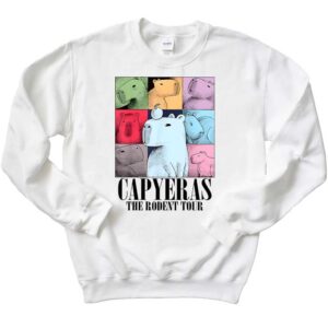 Capyeras The Rodent Tour Capybara Tour T-Shirt 2 Capyeras The Rodent Tour Sweatshirt