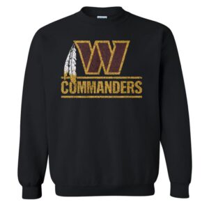 Coach Dan Quinn Commanders Feather T-Shirt 2 Coach Dan Quinn Commanders Feather Sweatshirt
