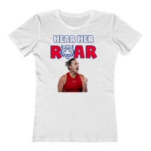 Aryna Sabalenka Hear Her Roar Ladies T-Shirt