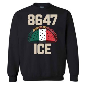 8647 ICE Funny Taco Shell Sweatshirt