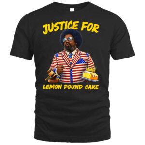 Afro Justice For Lemon Pound Cake Afroman American Flag Meme T Shirt